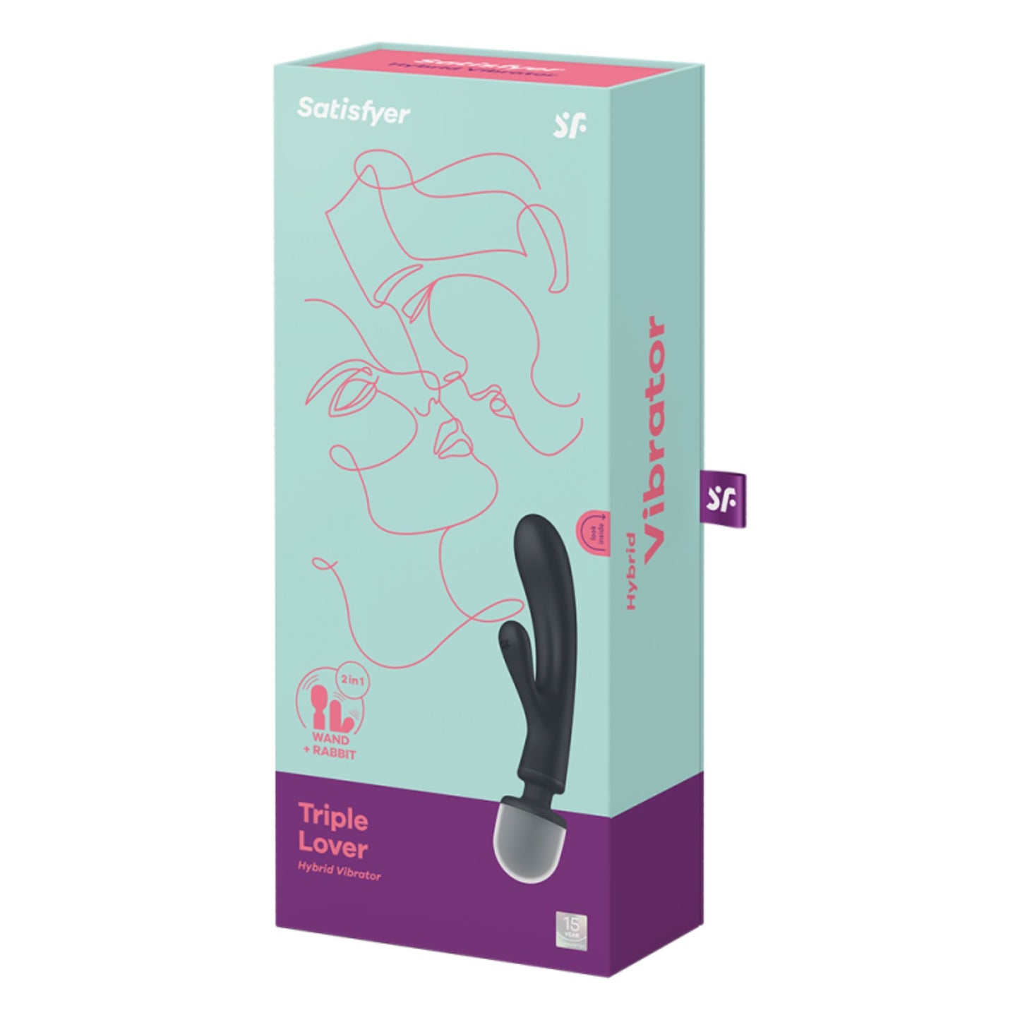 Eden Bellflower 2-en-1 | Vibromasseur Rabbit & Wand Rechargeable USB